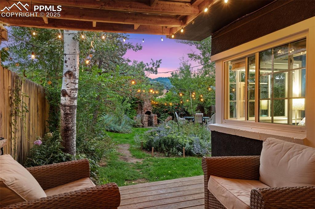 Image 4 of 49: Private covered deck