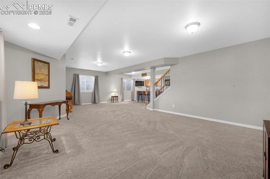 Image 34 of 50: Basement Rec Room