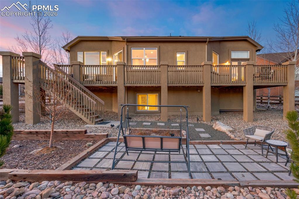 Image 43 of 50: Patio area -professionally landscaped