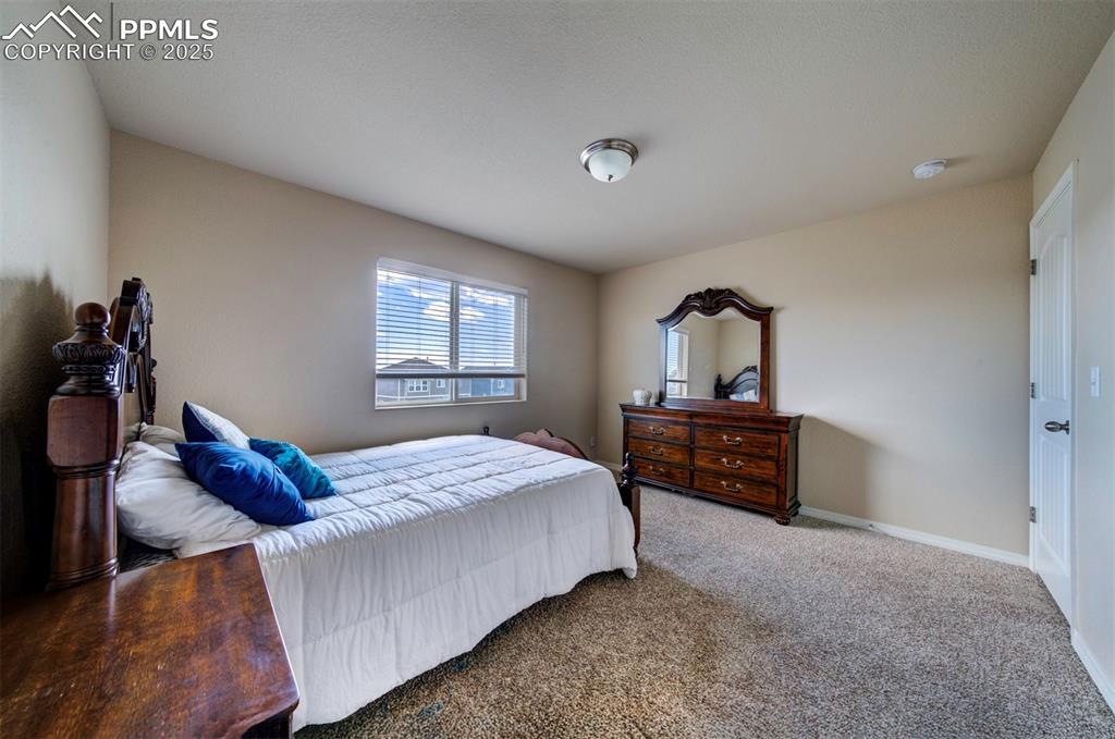 Image 31 of 46: Bedroom with carpet and baseboards