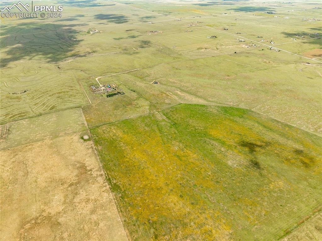 Image 2 of 8: Aerial view featuring a rural view