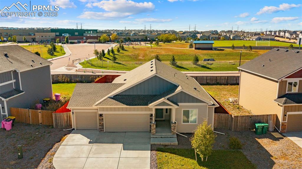 Image 32 of 39: Bird’s-eye view of your slice of Colorado paradise.