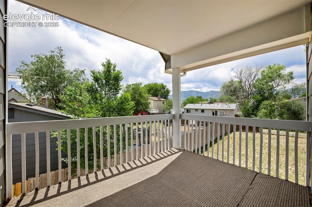 Image 38 of 49: Upper deck off the primary bedroom