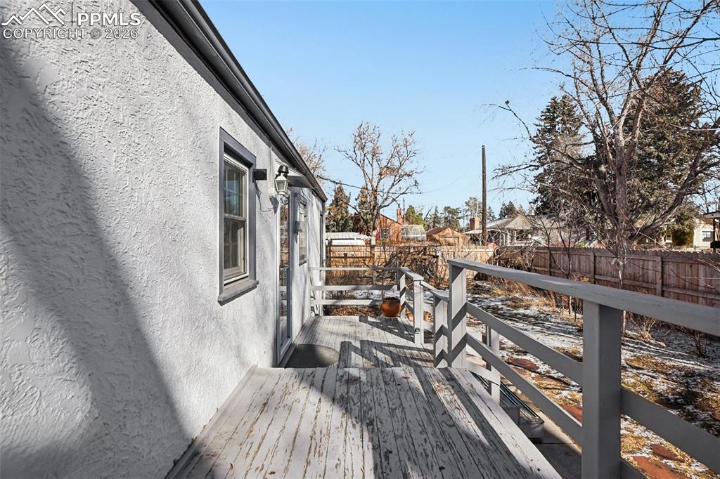 Image 15 of 48: Additional view of the walk out deck