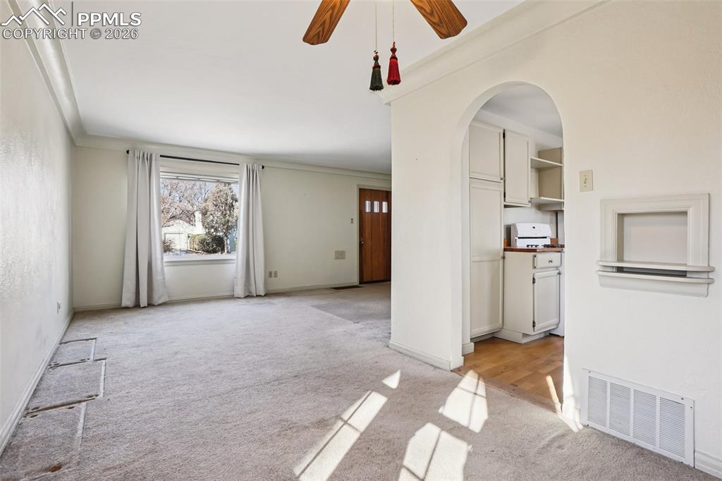 Image 8 of 48: Dining room looking to living room