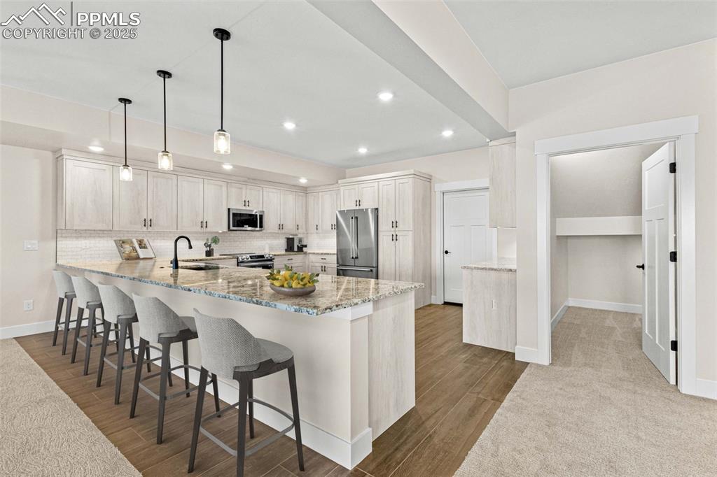 Image 19 of 20: virtual staging/ second kitchen