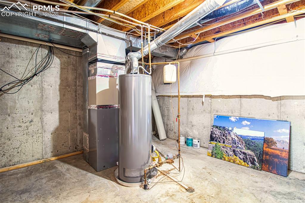 Image 21 of 33: Utility room in basement 