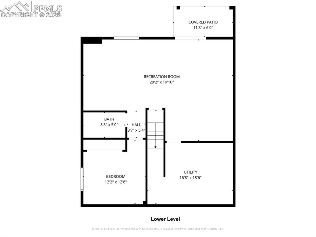 Image 32 of 33: Lower level floor plan