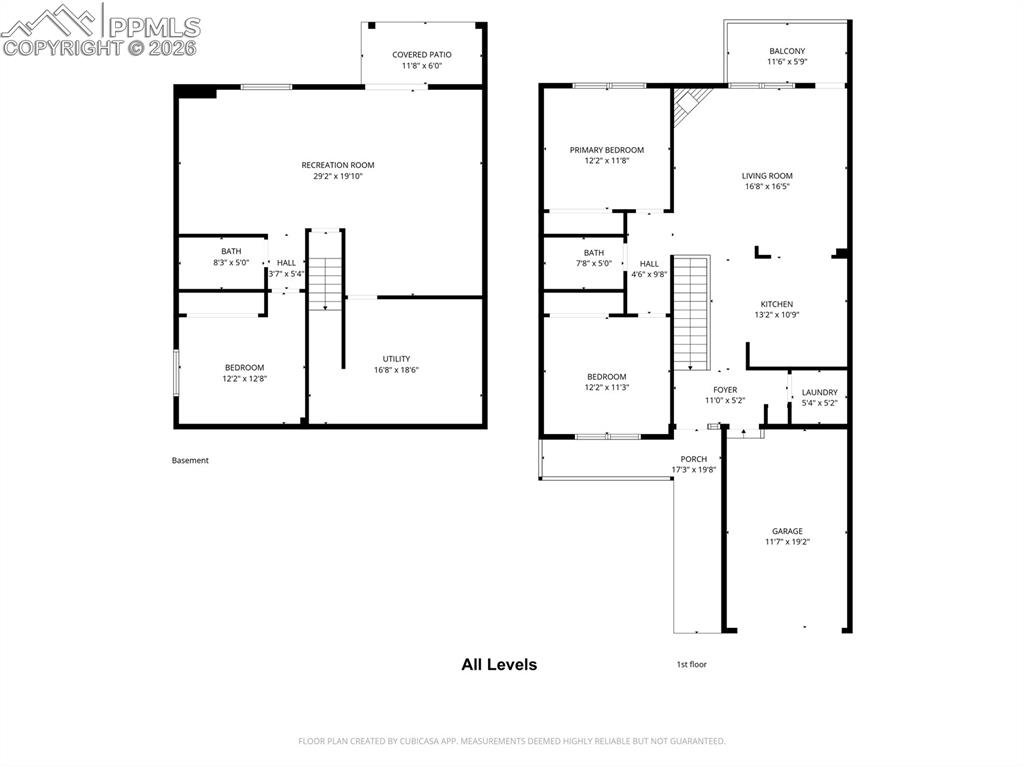 Image 33 of 33: All level floor plan