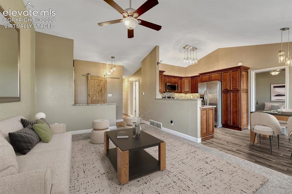 Image 10 of 50: Virtually staged living room