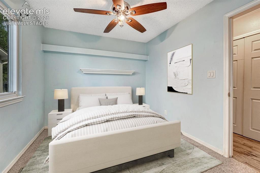 Image 23 of 50: Virtually staged bedroom
