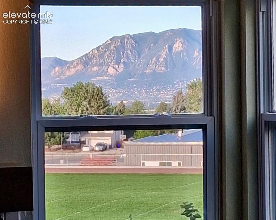 Image 26 of 50: Mountain views from inside the home