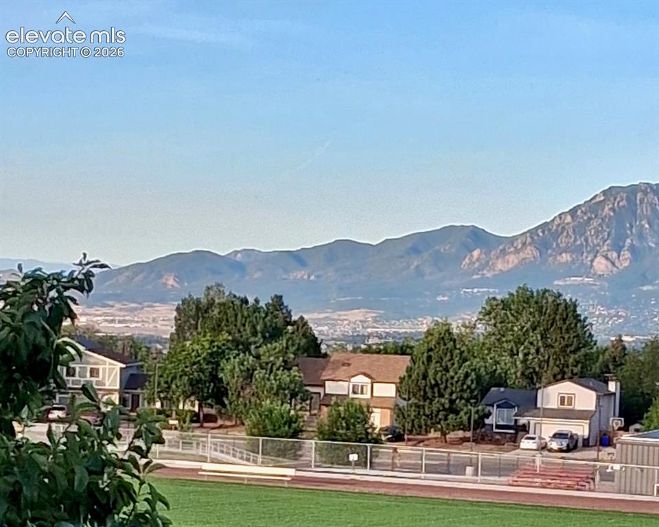 Image 27 of 50: Mountain views from inside the home
