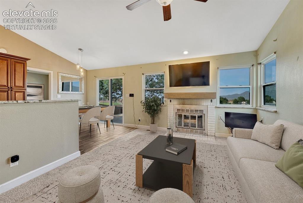 Image 9 of 50: Virtually staged living room