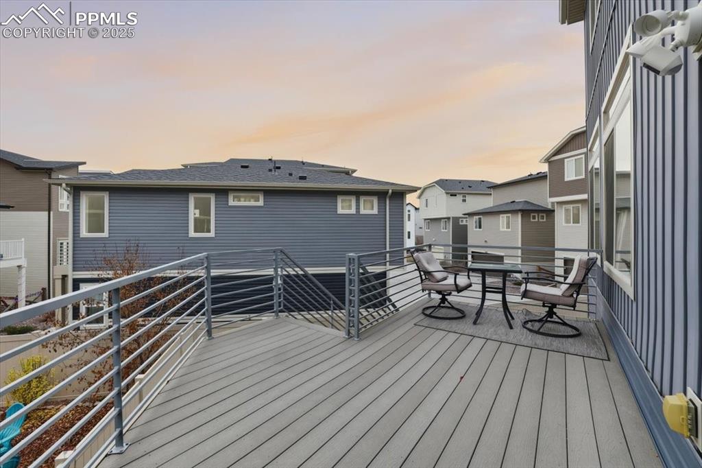 Image 4 of 35: Beautiful deck off the kitchen.