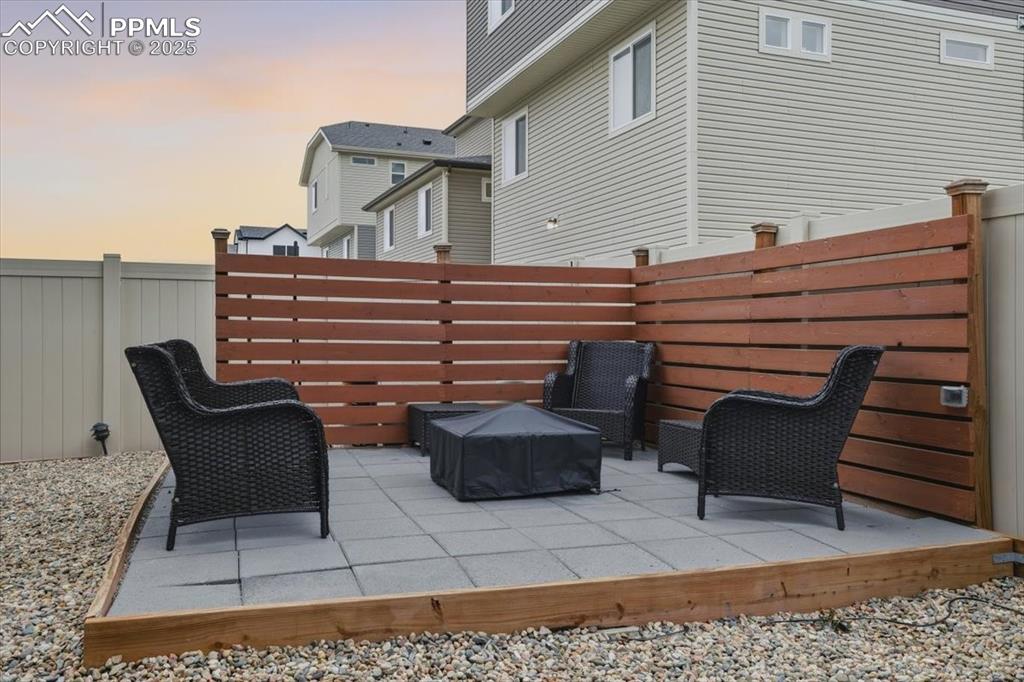 Image 5 of 35: Great patio area in the backyard.