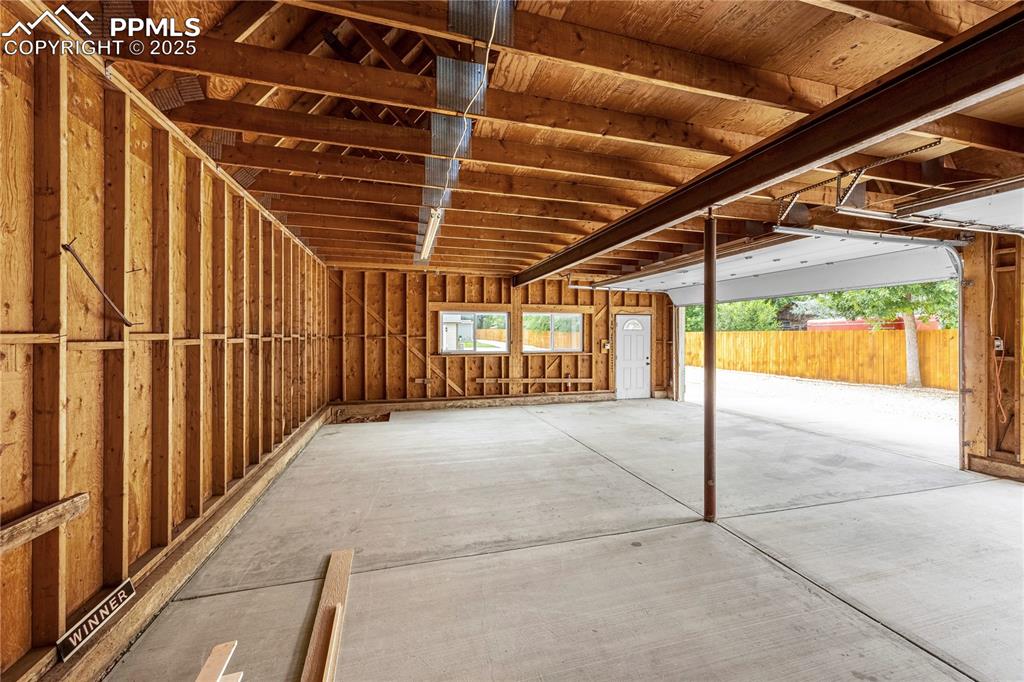 Image 49 of 50: Detached 4 car garage