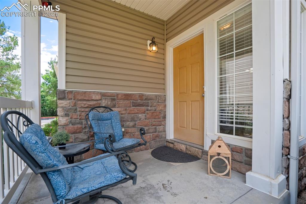 Image 3 of 38: Charming front porch