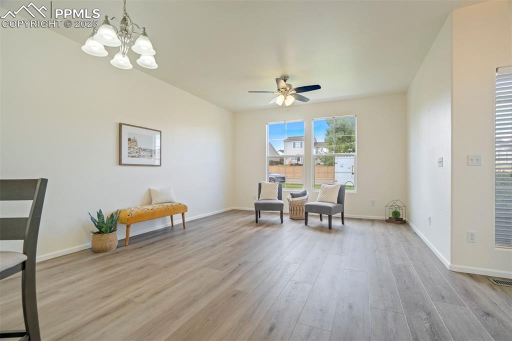 Image 5 of 38: Open floor plan with inviting living room