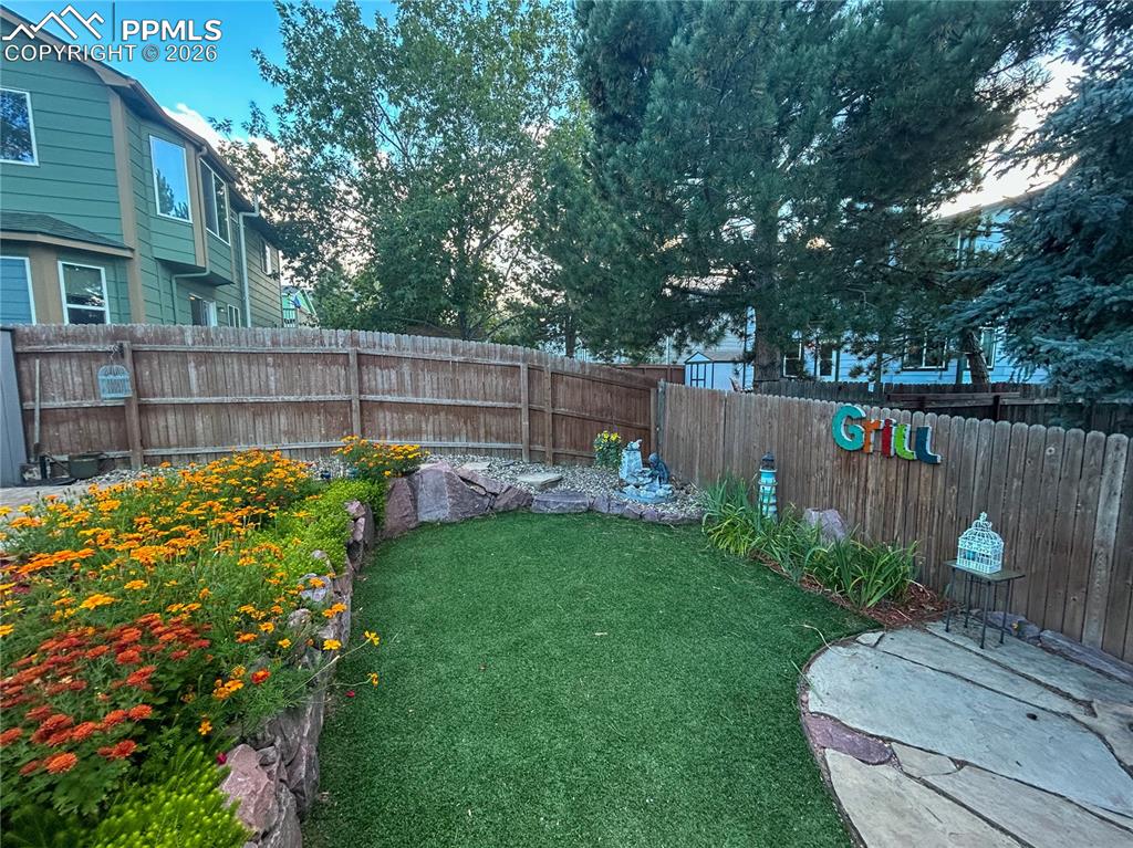 Image 45 of 48: Back Yard Summer 2025 To Show Plants