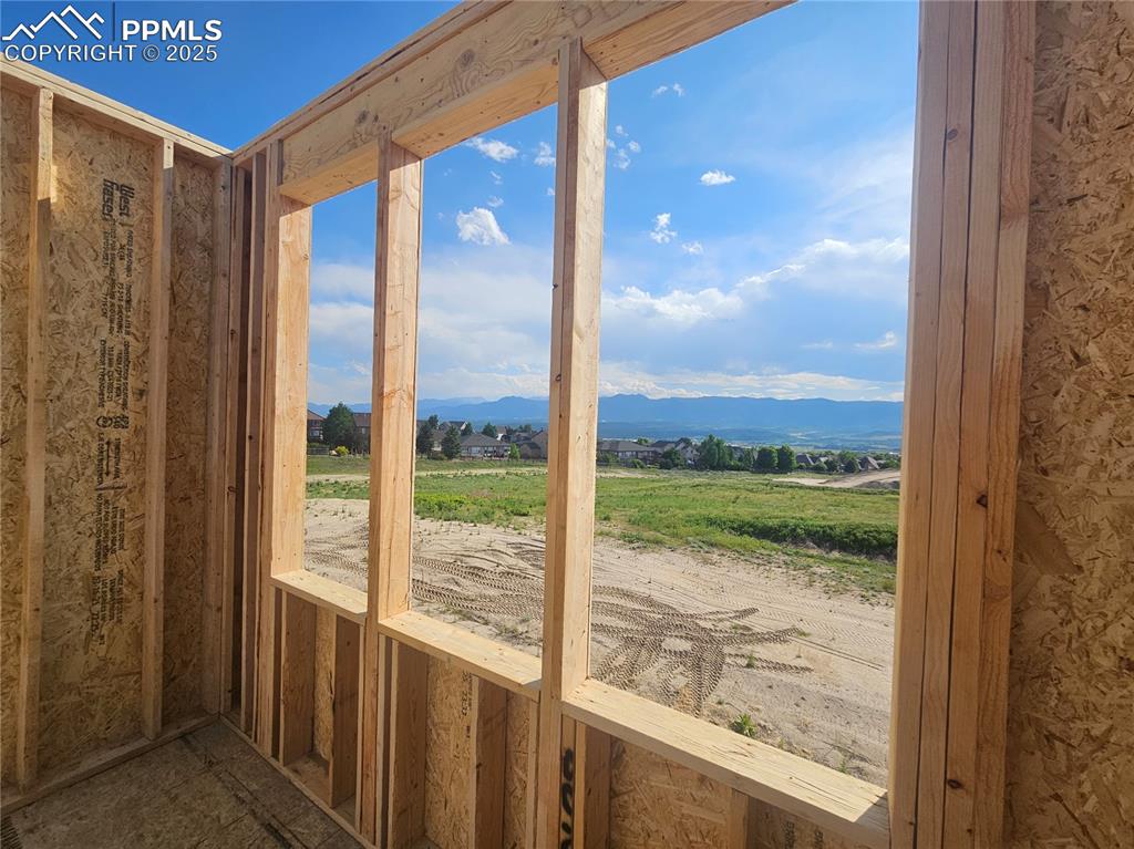 Image 25 of 25: Entryway with a mountain view
