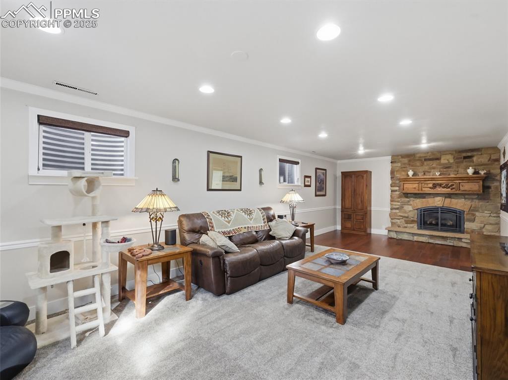 Image 28 of 47: Basement Family Room