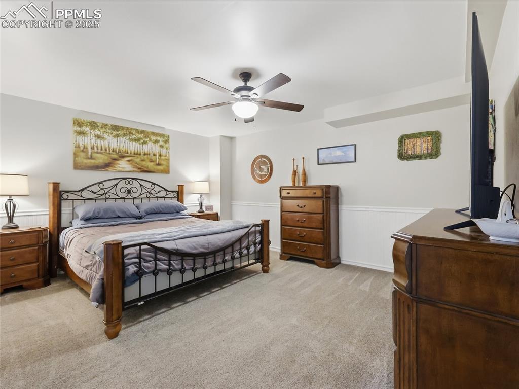 Image 35 of 47: Large bedroom #4 in the basement