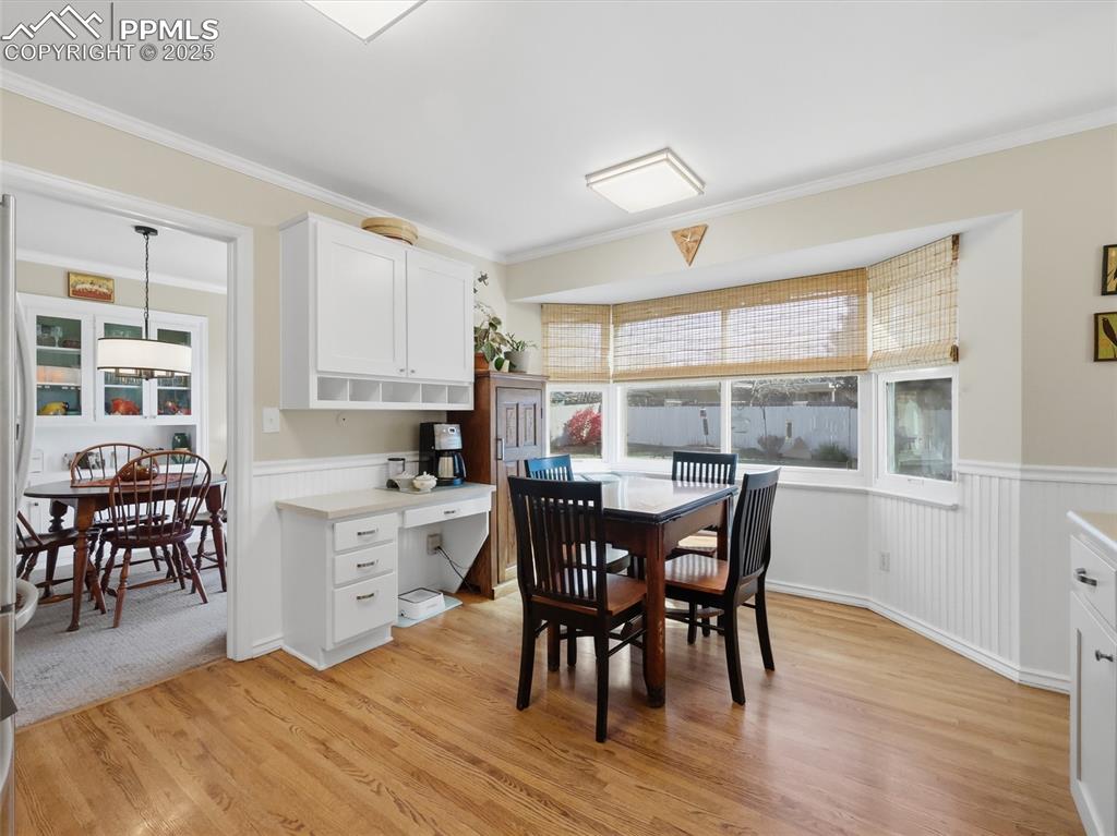Image 8 of 47: Kitchen has room for a dining area