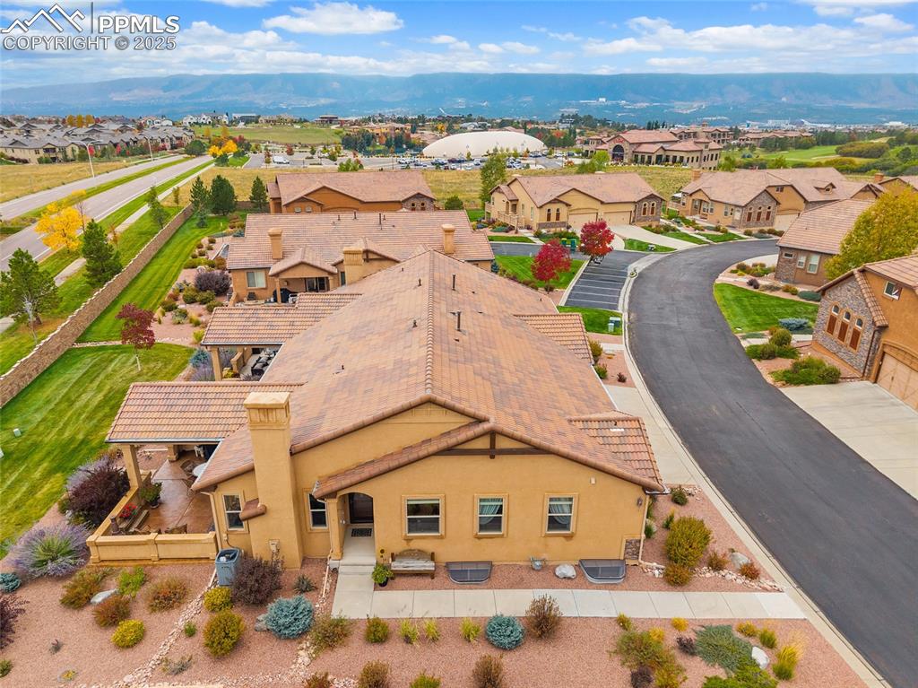 Image 2 of 39: Aerial perspective of suburban area