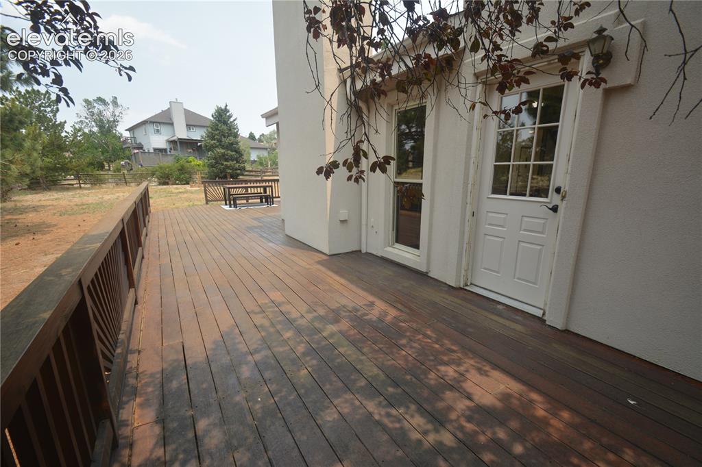 Image 41 of 45: reverse angle looking back toward the 16x17 portion of the deck
