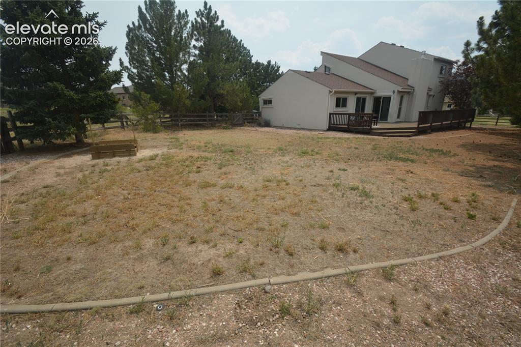 Image 45 of 45: Huge back yard