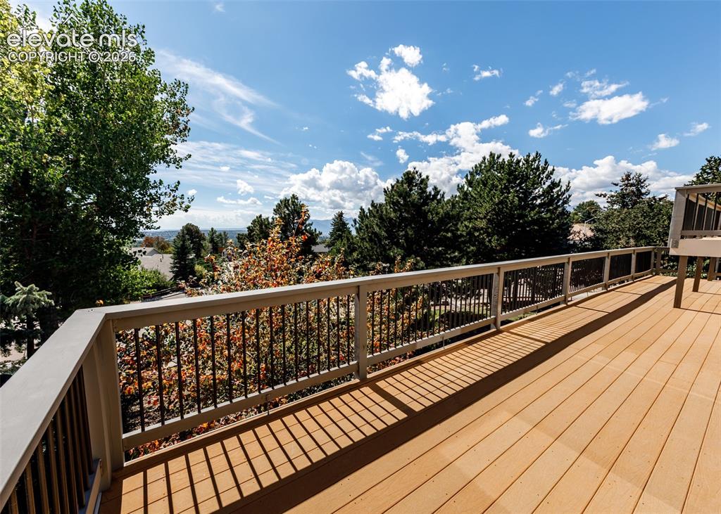 Image 44 of 50: Many updated decks throughout the home and levels.