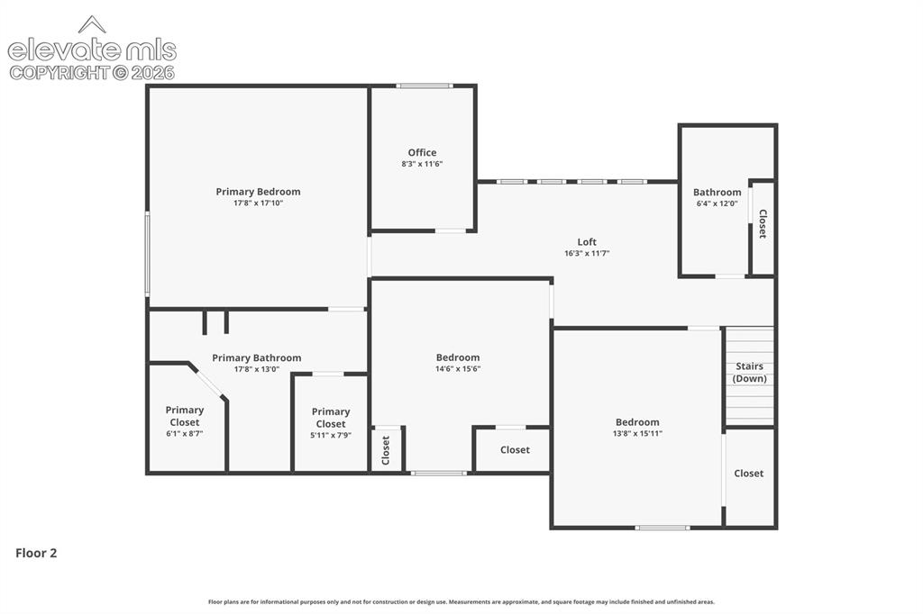 Image 39 of 41: Well-designed upper level anchored by a generous primary suite with ensuite