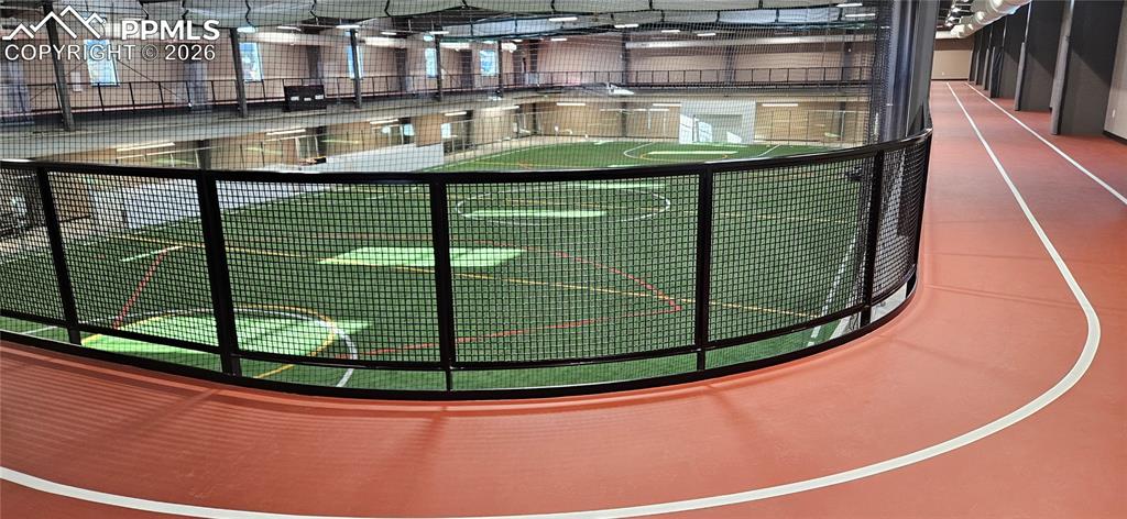 Image 48 of 50: Access to the NEW Fieldhouse with indoor walking track and sports.