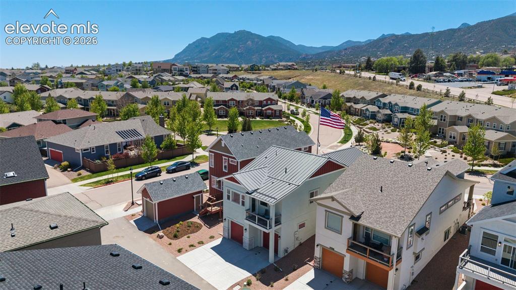 Image 41 of 41: Residential community featuring multi-story homes with attached garages