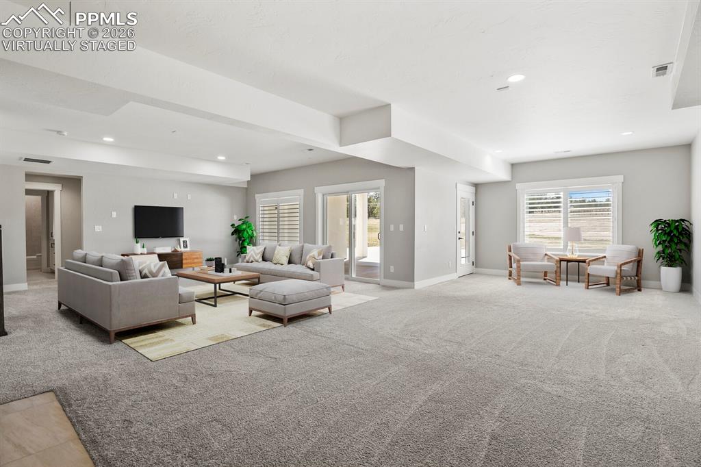 Image 25 of 48: Basement. Virtually Staged