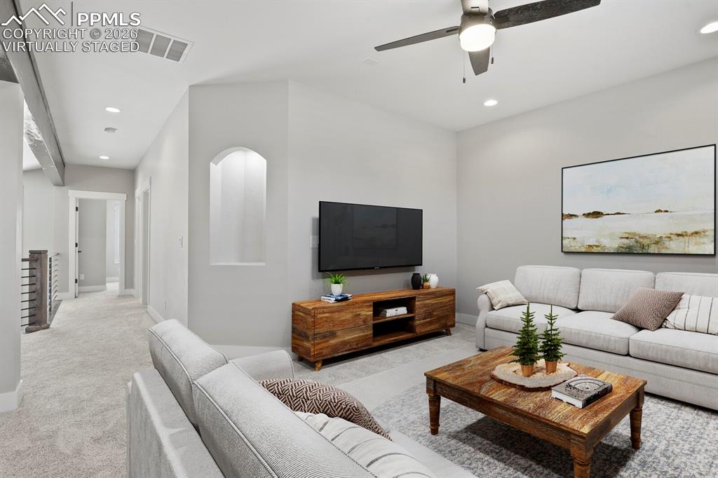Image 35 of 48: 2nd Floor Loft. Virtually Staged