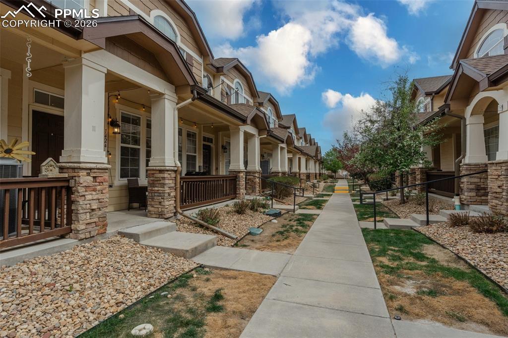 Image 29 of 39: Bathroom with vanity and shower / bath combination with curtain