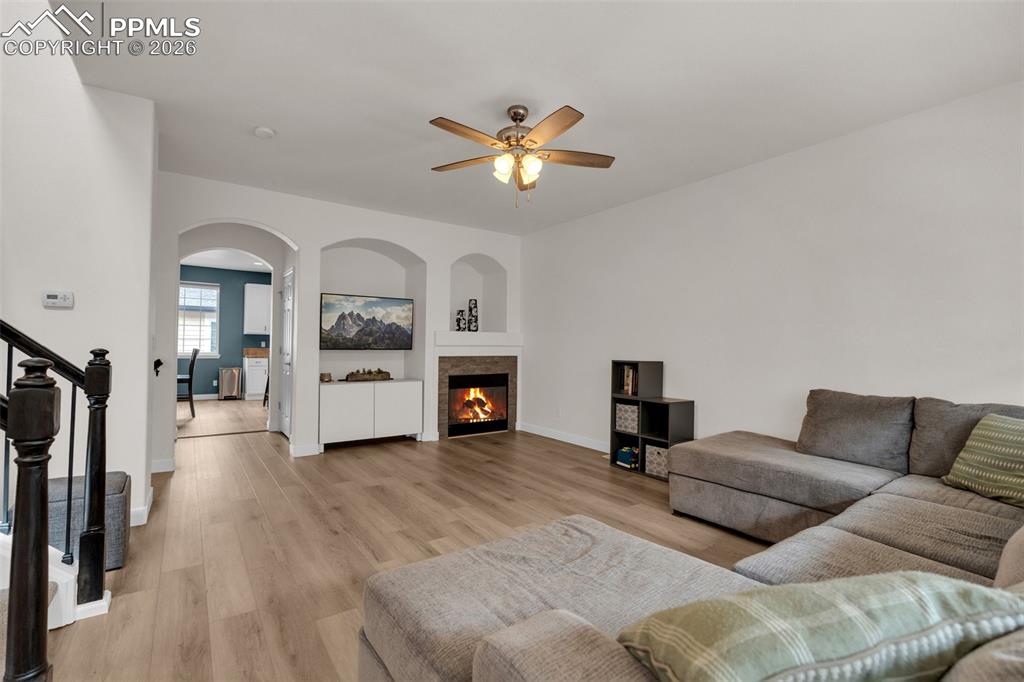 Image 4 of 39: Craftsman-style house with covered porch