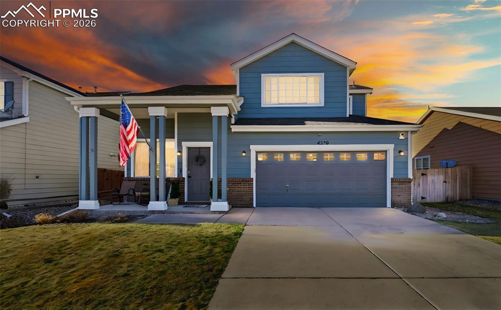 Caption: Front of Structure