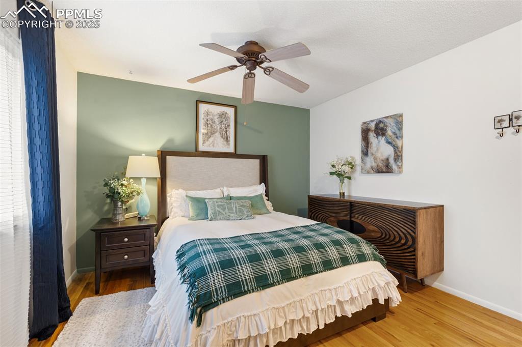 Image 18 of 45: Comfy central a/c and ceiling fans for the in-between seasons