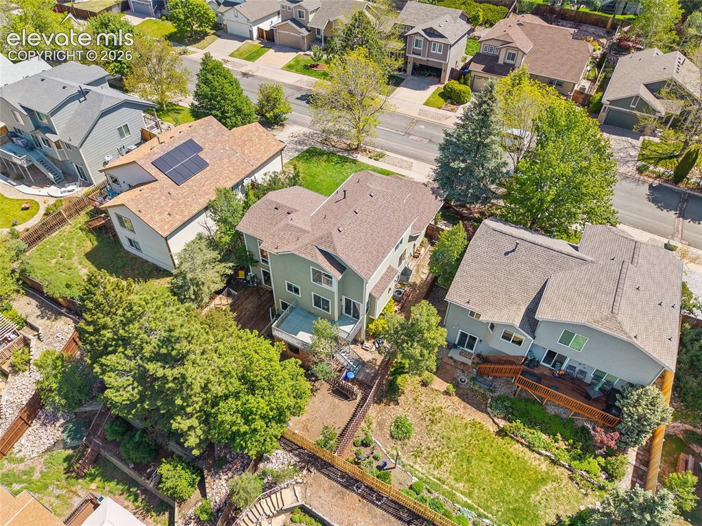 Image 42 of 45: Residential property featuring a multi-level design with a shingle roof