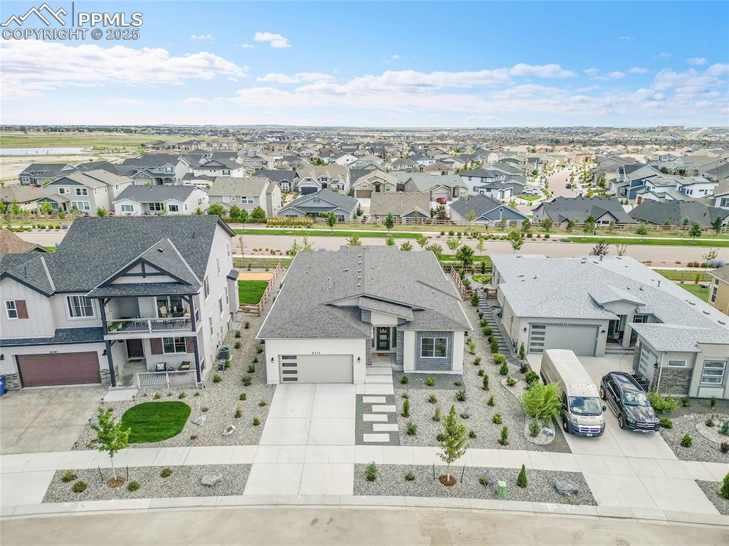 Image 39 of 44: Aerial view of residential area