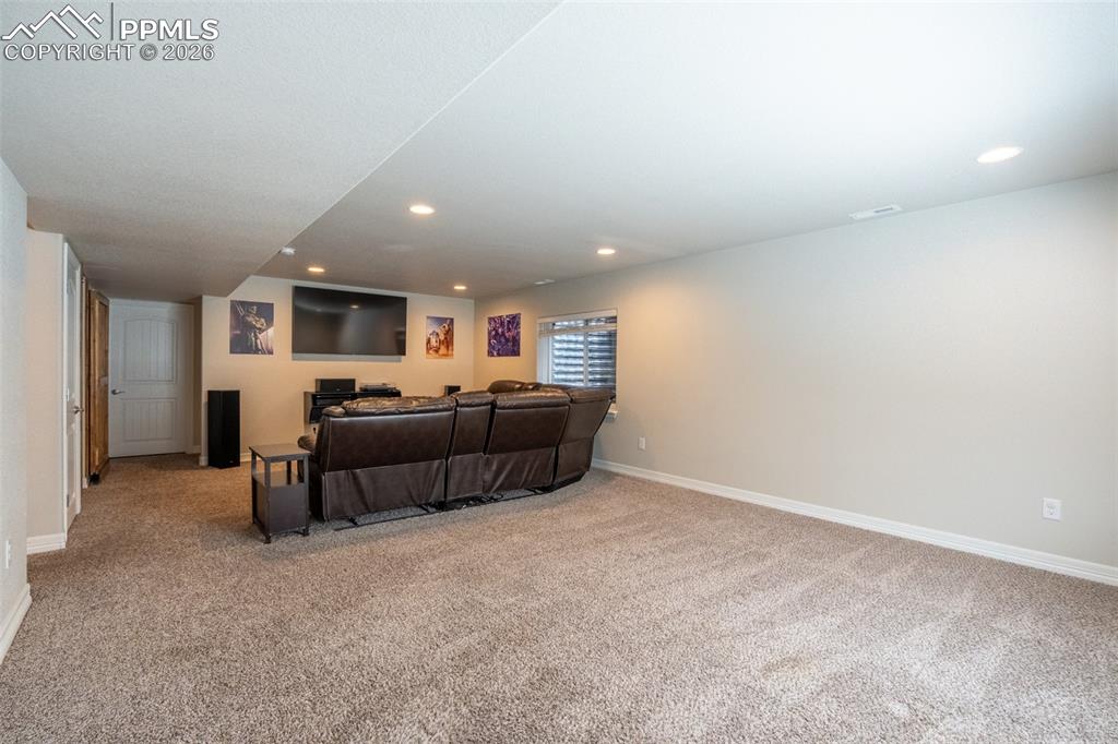 Image 28 of 41: Second living room - basement