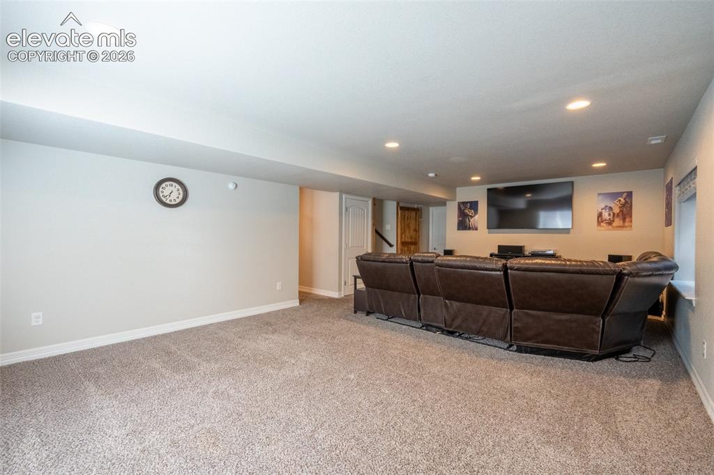 Image 29 of 42: Second living room - basement