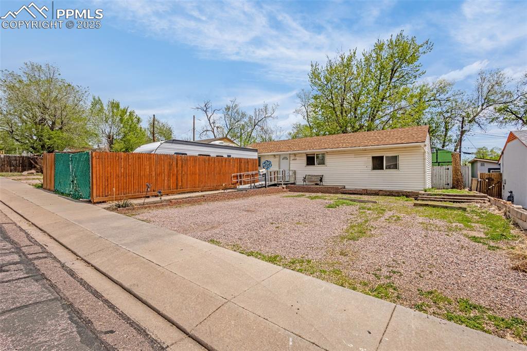 Image 2 of 30: View of rear view of house