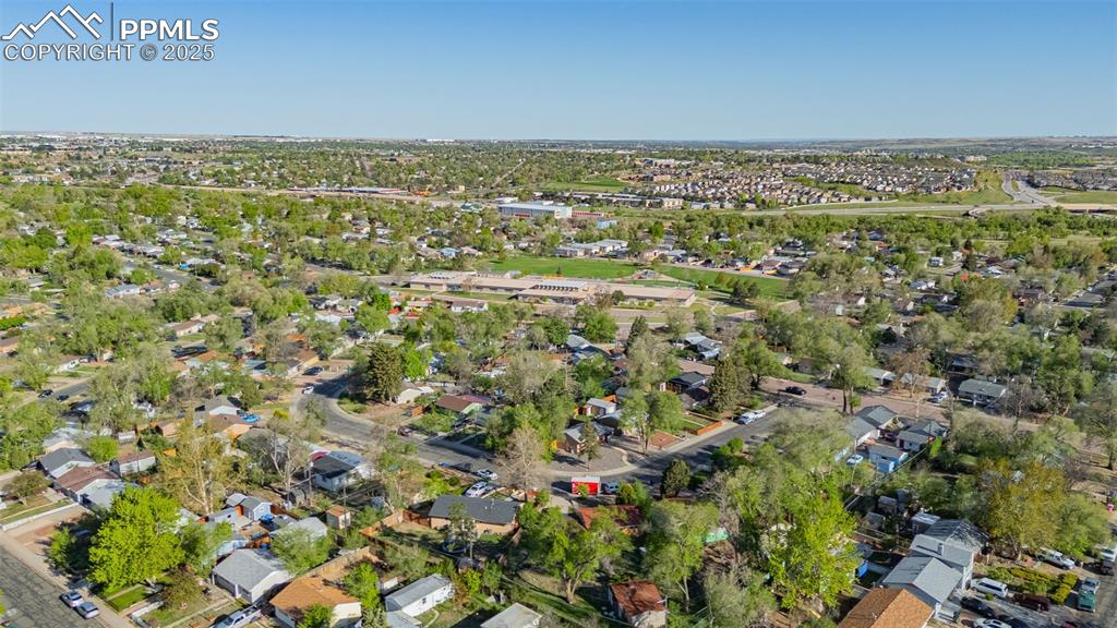 Image 24 of 30: Aerial view of property