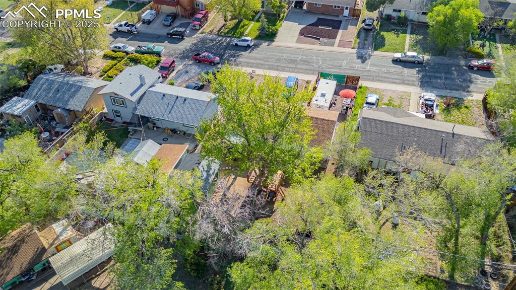 Image 30 of 30: Aerial view of residential area