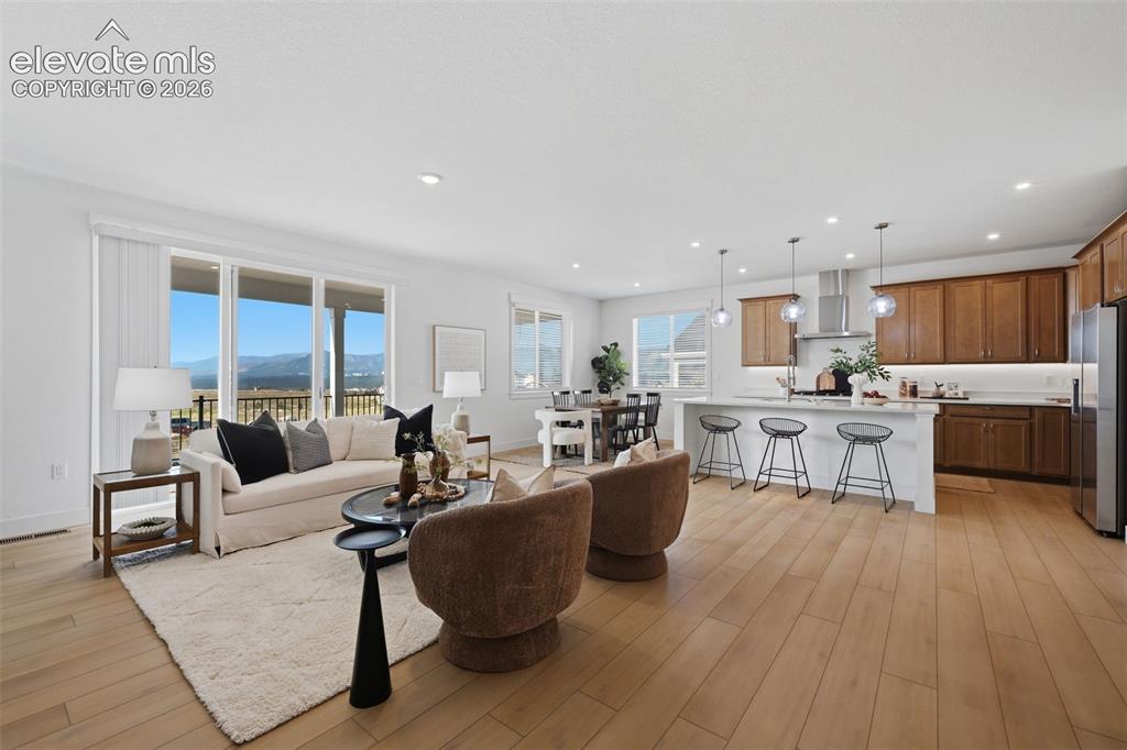 Image 8 of 49: open concept living 