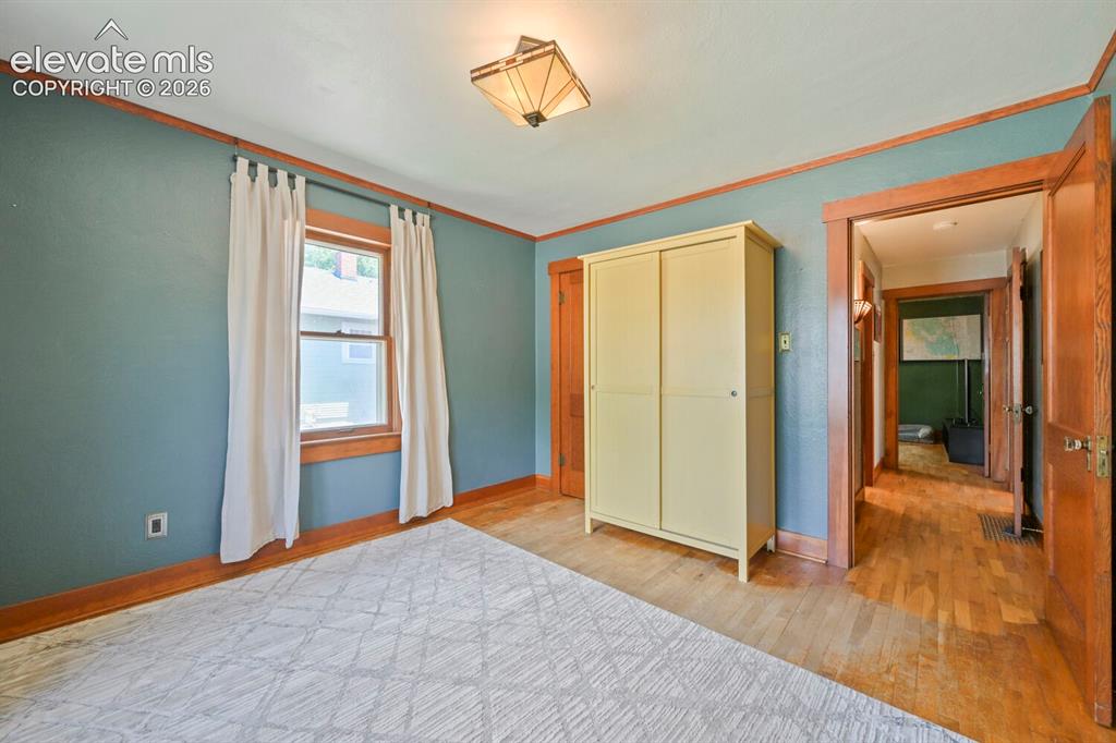 Image 20 of 36: View from front bedroom to hallway!